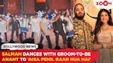 Salman Khan and Anant Ambani dancing energetically in the viral video 'Aisa Pehli Baar Hua Hai'