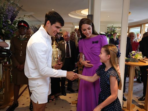 夏綠蒂公主見溫網冠軍不害羞了 凱特王妃收「特別的禮物」好暖心