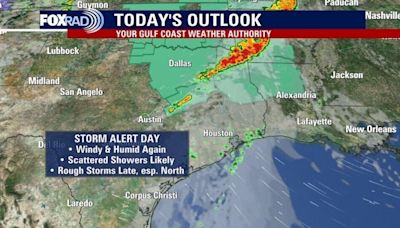 Houston weather: Threats of storms through Monday likely