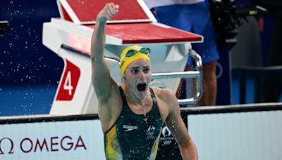 2024 Olympics: Australia’s Kaylee McKeown edges USA's Regan Smith to win gold in 100m backstroke