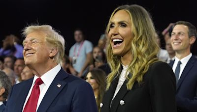 Lara Trump mocks Kamala Harris in 'trash bag' comment