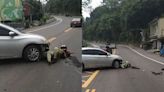 阿里山觸口段重機車禍！22歲騎士噴飛躺路中 緊急送醫救治