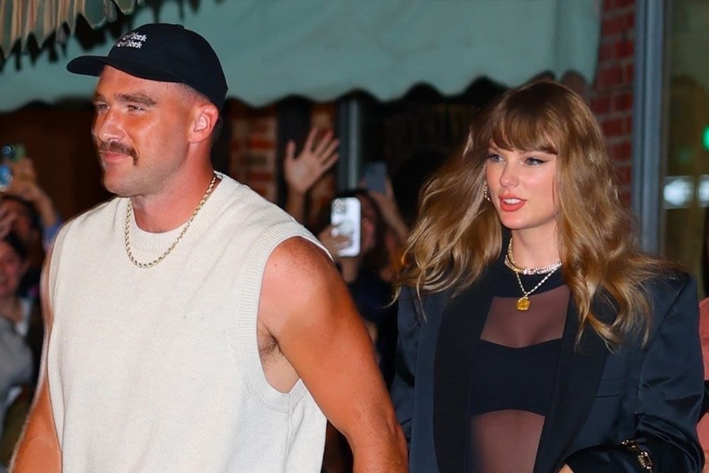 Taylor Swift and Travis Kelce Step Out Hand-in-Hand for Stylish Dinner Date in N.Y.C. After Chiefs Game