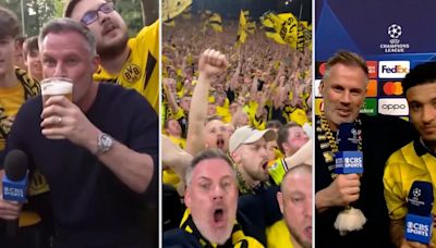 Una leyenda de Inglaterra vio la semi de Champions en la tribuna del Dortmund, tomó ocho cervezas y realizó una hilarante nota post partido a Sancho