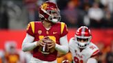 USC QB Caleb Williams plays through 'popped' hamstring after first quarter