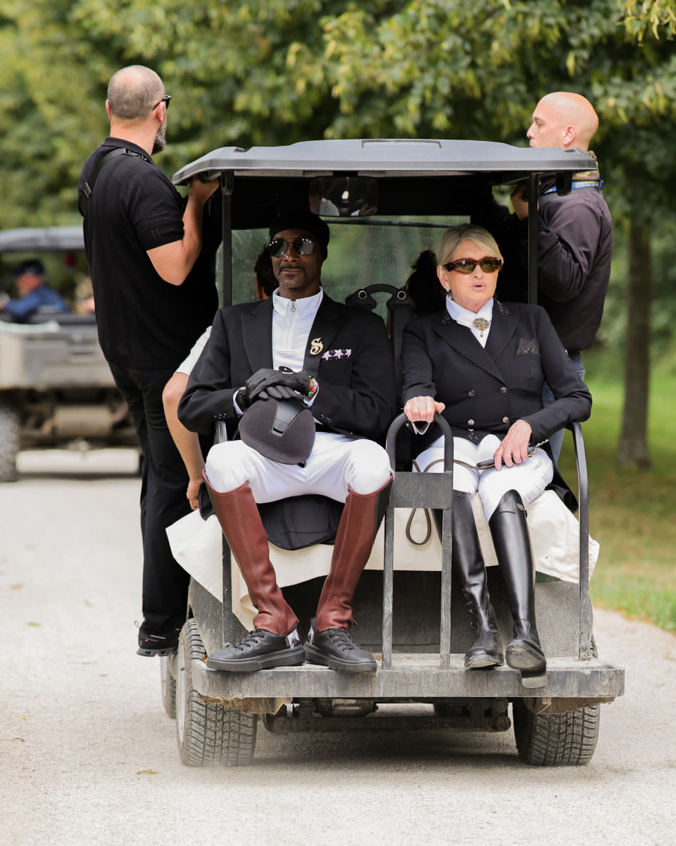 Snoop Dogg & Martha Stewart Go Full Equestrian at Paris Olympics