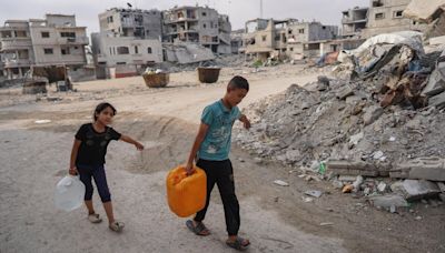 "Not A Single Well Remains": Gazans Scour Ruins For Water