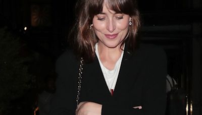 Dakota Johnson Does Off-Duty Professor Style For A Night At The Theater