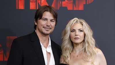 Look: Josh Hartnett, Tamsin Egerton attend 'Trap' premiere after birth of 4th child