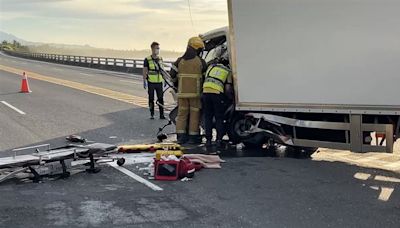 南迴驚悚車禍！重機騎士遭撞「右腳、身體分離」當場死亡 現場畫面曝光