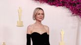 Carey Mulligan Looks Grand Opera Ready in a Velvety Black Mermaid Gown at the 2024 Oscars