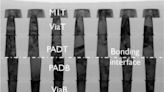 400nm pitch wafer-bonded conductors for memory-on-logic ICs