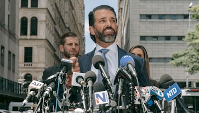 Donald Trump Jr says his father will ‘fix’ America’s ‘bull----’ justice system