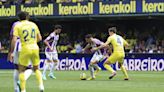 1-2. El Valladolid frustra al Villarreal tras un efectivo primer acto
