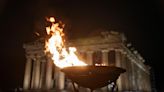 Olympic torch makes Acropolis overnight stop a week before handover to Paris organizers