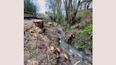 Work under way to repair A40 landslip in Gloucestershire