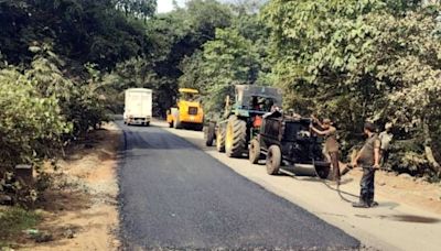 ﻿Goa: Repairs Taken Up On Dilapidated Kankumbi-Chorla Stretch Of Karnataka Section Of Belagavi-Goa Highway