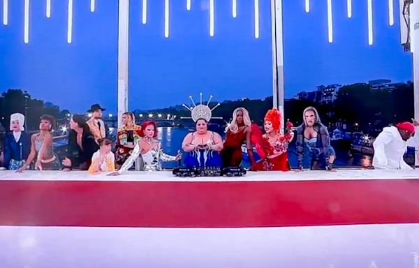 Olympic opening ceremony drag performance resembling Last Supper rankles conservatives