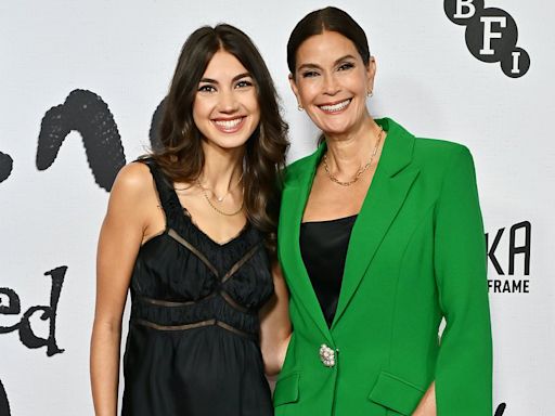 Teri Hatcher and her lookalike daughter Emerson Tenney pose together