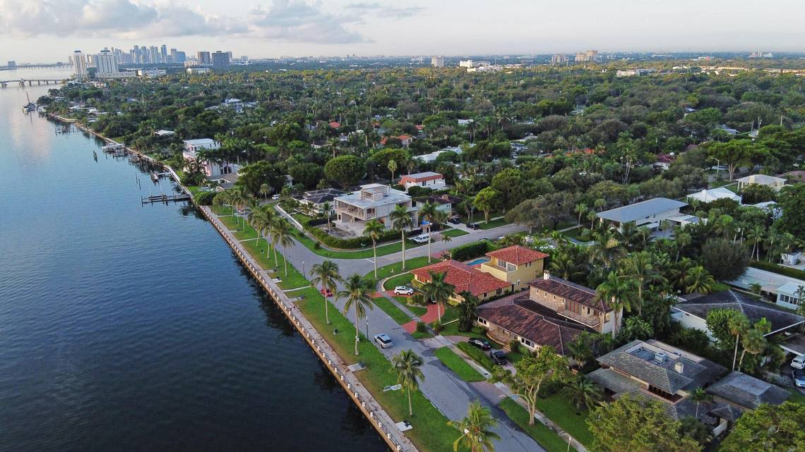 Miami Shores, Hialeah property values are up more than 10%. One town climbed even higher