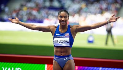 Tara Davis-Woodhall captures first Olympic gold of career in women's long jump