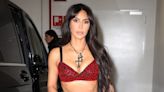 Kim Kardashian Struggles with Stairs in Skintight Dolce & Gabbana Dress at Milan Fashion Week