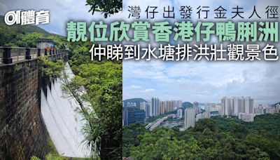 灣仔行山｜香港金夫人徑路線平緩易走 雨後香港仔水塘水勢驚人