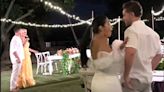 See This Bride Realize She Accidentally Hugged the Best Man Instead of Husband During Toasts (Exclusive)