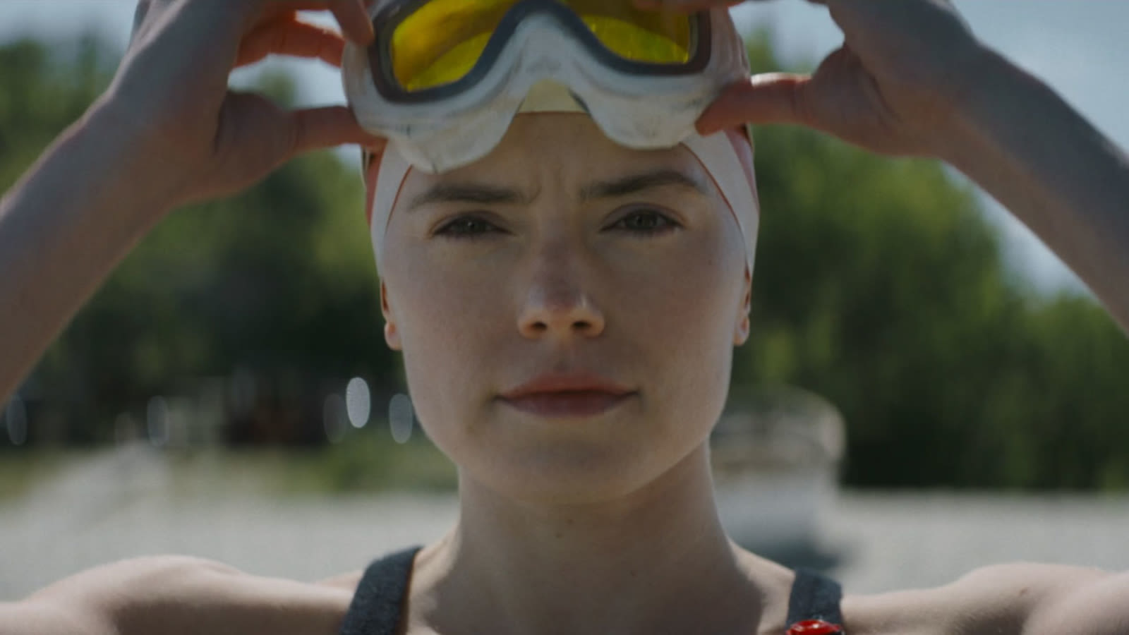 Daisy Ridley stars as record-breaking swimmer in 'Young Woman and the Sea'