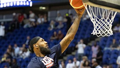 Team USA Basketball Avoids Major Upset To South Sudan On LeBron James Layup