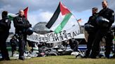 Desalojaron un campamento en apoyo a Palestina frente al Parlamento alemán