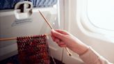Are you allowed to take knitting needles on a plane?
