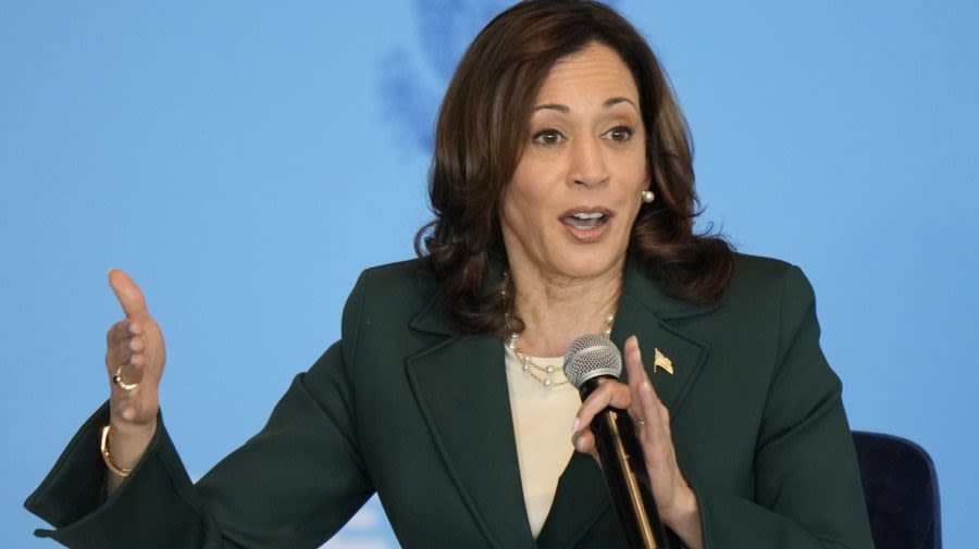 Pro-Palestinian protesters disrupt Harris’s appearance on Jimmy Kimmel’s show