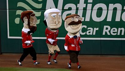 DC-area sports team mascots turn Nationals' presidents race into all-out brawl in hilarious scene