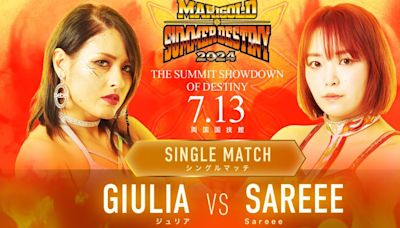 Marigold Announces Giulia vs. Sareee For Summer Destiny 2024