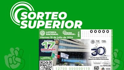 Resultados Sorteo Superior 2814: lista de ganadores y números premiados | 19 de julio 2024