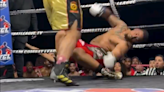 Video: Ex-UFC heavyweight Greg Hardy goes limp into ropes in KO loss