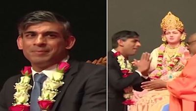 Video | 'Proud Hindu' Rishi Sunak Visits Baps Temple In London