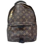 【二手名牌BRAND OFF】LOUIS VUITTON  路易威登 棕色 原花 PVC塗層帆布 Palm Springs 後背包 M44871