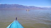 Temporary 'Lake Manly' in Death Valley closed to kayaks