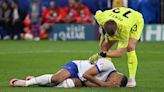 Kylian Mbappé bloodied with suspected broken nose in France's Euro win over Austria