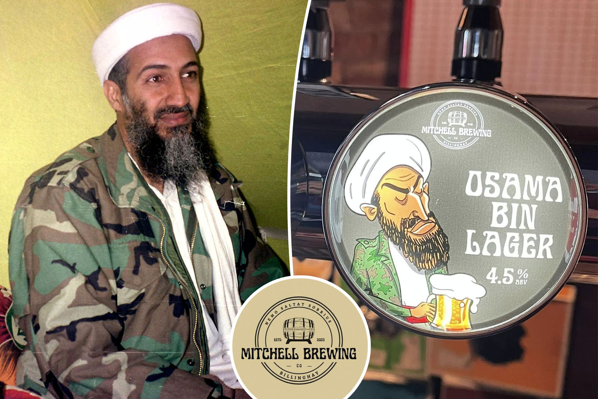 ‘Osama Bin Lager’ beer sells out after going viral, forces brewery to shut down website