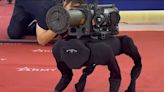 Russian robot dog armed with rockets appears to be modified Chinese pet bot