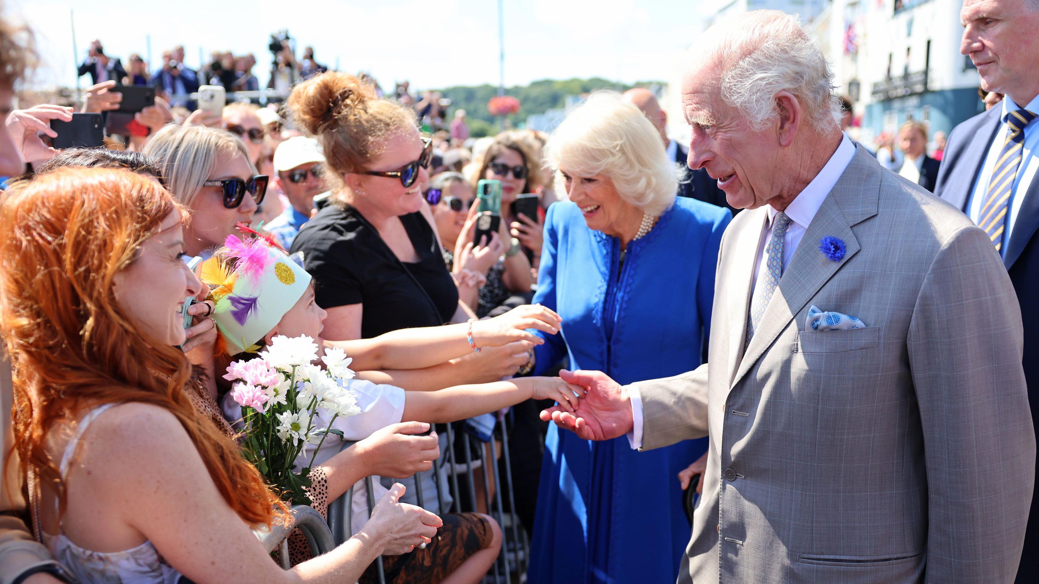Sun shines for royals during visit to Guernsey