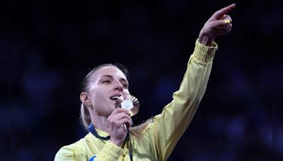 "It's For Ukraine": Olga Kharlan Celebrates Special Olympic Bronze | Olympics News