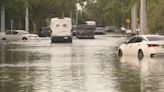 Dozens drive through floodwaters in Hollywood as more rain expected