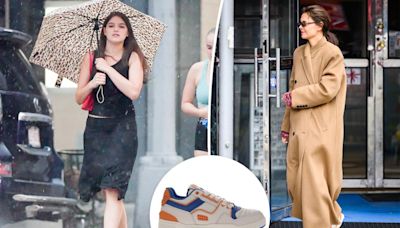 Suri Cruise steps out in mom Katie Holmes’ vintage-style sneakers