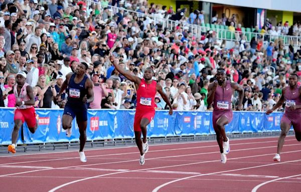 Noah Lyles wins 100 meters at US trials to qualify for Paris Olympics