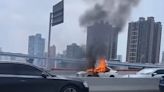 中國電動車很「火熱」! 繼問界焚車3死後 上海又有火燒車1人送醫