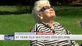 ‘It makes me wonder what heaven’s going to be like’: 97 year old watches 13th eclipse